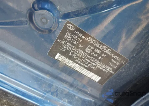 2015 Hyundai Elantra Se from USA, damaged, VIN 5NPDH4AE5FH585343